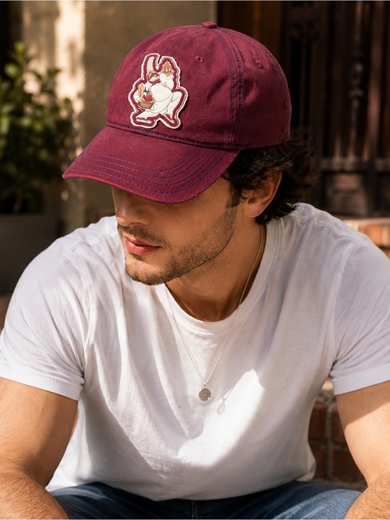Disney Other - Burgundy DisneyWorld Character Cap